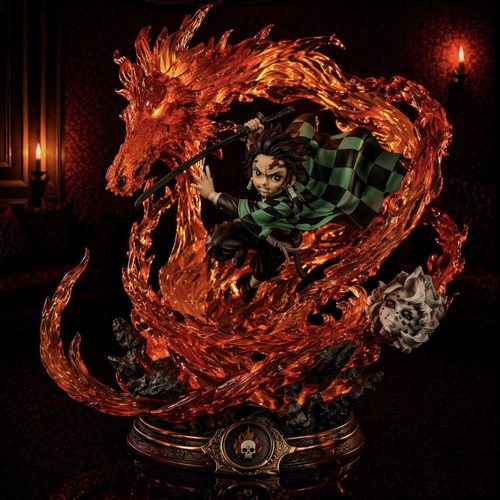 Statue resine demon - statue,