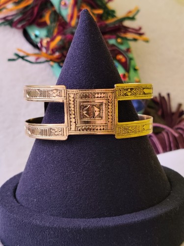 Bracelet jonc manchette bronze - bracelet,