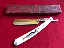rasoir coupe choux ATLANTE SOLINGEN IDELSTAHL antique cut throat razor