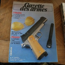 Revue GAZETTE ARMES n°161 1987 reichrevolver douille carabine blaser tanfoglio