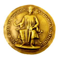 MEDAILLE✦ SAINT-LOUIS ✦1214-1270✦L'APOGEE FRANCE CAPETIENNE✦TERRE-CUITE✦Medal-勋章