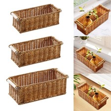 Panier de rangement en rotin