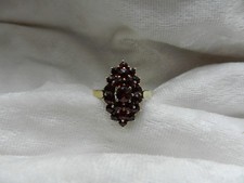 Ancienne bague Marquise argent