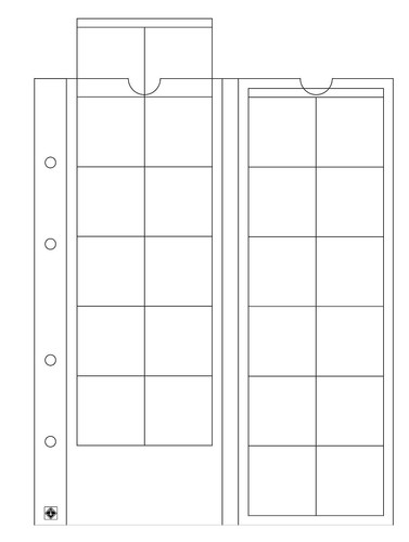 Leuchtturm münzhüllen optima - münzhüllen,