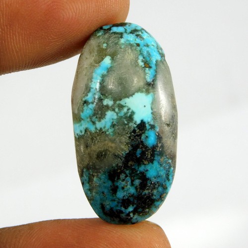 Cabochon ovale bleu - , turquoise