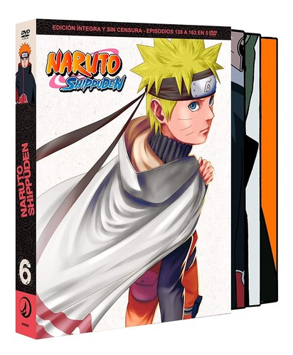 Naruto shippuden box6 dvd - naruto,