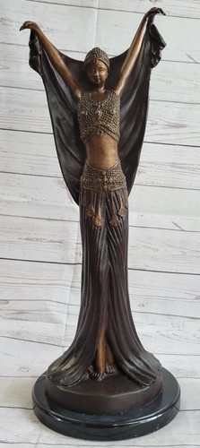 Large bronze deco sculpture - large,