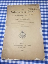 ARCHIVES BASTILLE