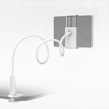 Support Tablette à col de Cygne Support Téléphone Lit Bras Longs 360° Rotatio...