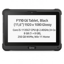 Tablette Getac F110 G6– 11,6" – Full HD – Windows 11 – i5 – 256Go SSD – 8Go RAM