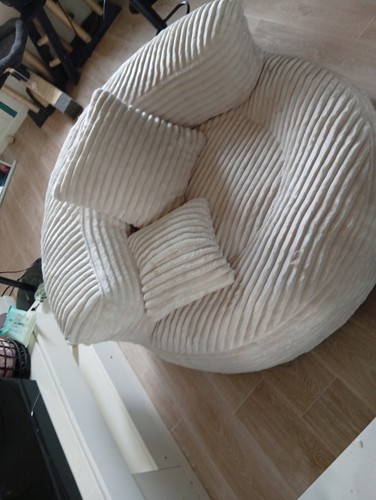 Vidaxl fauteuil rond - fauteuil, beige