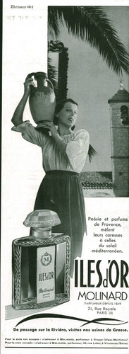 Publicité ancienne parfum