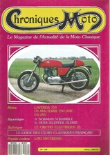 CHRONIQUES MOTO N°10 LAVERDA 750 / DS MALTERRE 250 AMC / CIRCUIT ELECTRIQUE