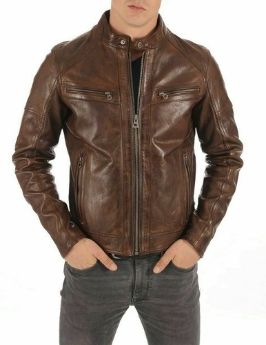 Veste motard homme vintage - motard,