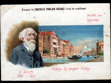 IMAGE CHROMO CHOCOLAT POULAIN / ART PEINTURE / PEINTRE Félix ZIEM / VENISE