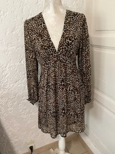 Robe léopard taille L neuve