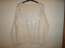 superbe pull long avec perles