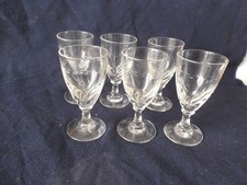 6 anciens verres à apéritif