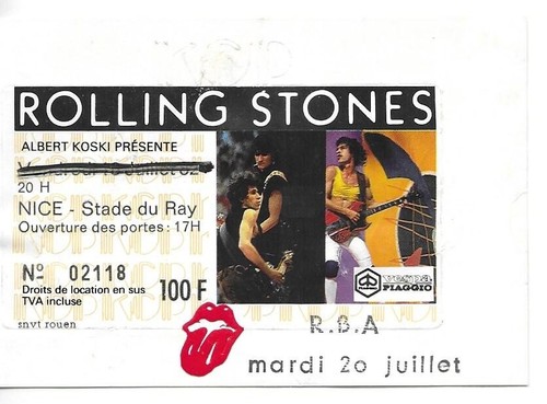 Rare ticket billet concert - /,