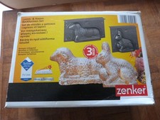 SET de Moule a gateau Agneau et lapin - ZENKER - vintage