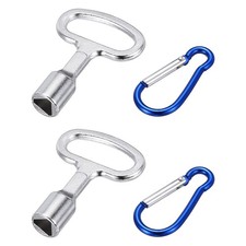 2 Pcs Cle Triangle Poubelle