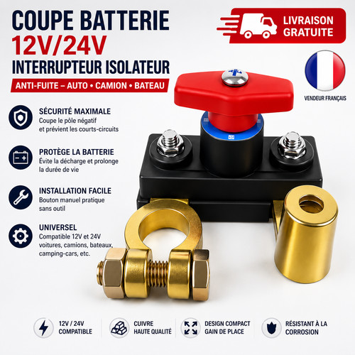 Coupe batterie 12v - coupe,