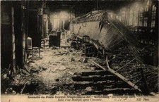 CPA AK PARIS Incendie du Poste