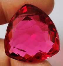 AAA+ Large Pink Tourmaline 85,65 Ct. Pierre précieuse en vrac taillée au tril...
