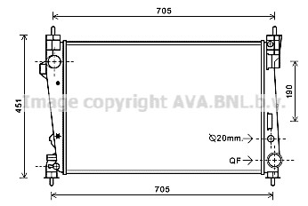 Radiateur eau alfa romeo - radiateur,