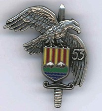 53 RIF Régiment d'Infanterie des Frontières Insigne Drago Noisiel G 3002