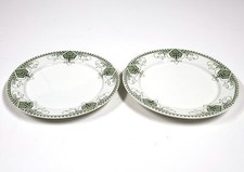 Assiettes Latérales Antiques UC Sarreguemines Germaine 2Pcs BA464