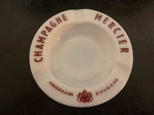 cendrier publicitaire ancien"champagne MERCIER"opaline