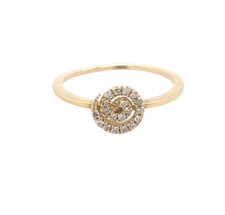 14k Cute Spiral Shape Ring