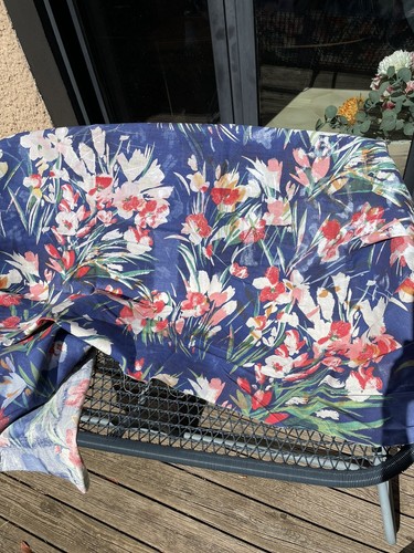 Coupon tissu floral marignan - coupon,