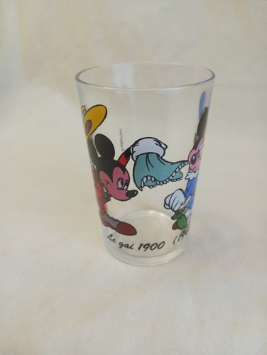 Verre mickey gai 1900 - verre, (