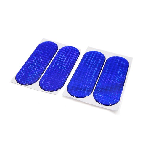 4pcs bleu avertissement - bleu,