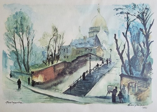Belle aquarelle originale - **,