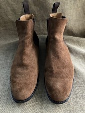 Bottes Chelsea en daim marron