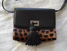 Sac Tara Jarmon cuir noir et