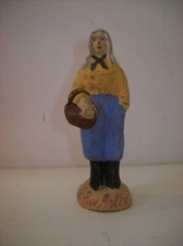 Santon terre cuite femme - en,