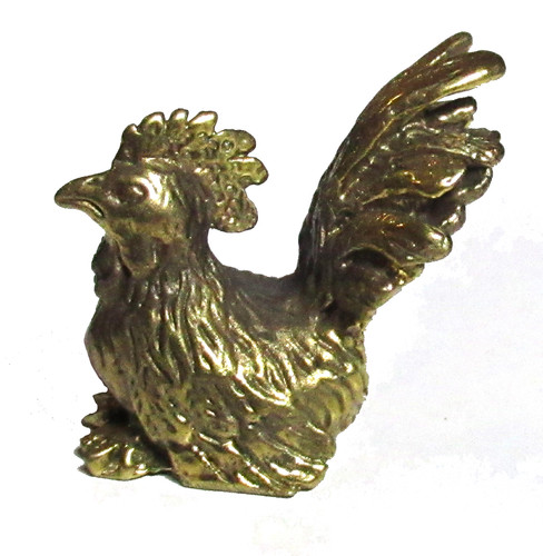 Figurine poule statuette coq