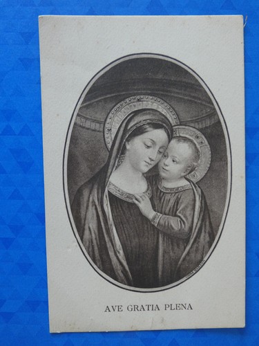 Image pieuse carte postale - , ave