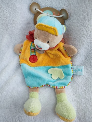 Doudou plat simon - plat, l'ours