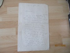 Jean Louis Armand de Quatrefages   anthropologue LETTRE  AUTOGRAPHE MANUSCRIT