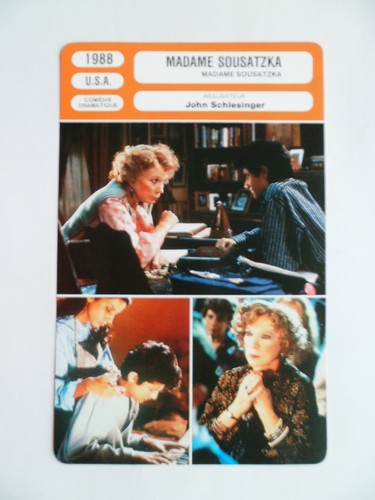 Carte fiche cinema 1988 - carte,