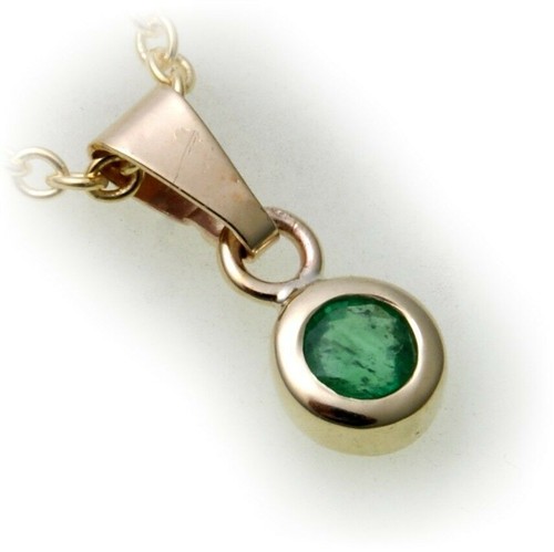 Pendentif femme émeraude - pendentif, en