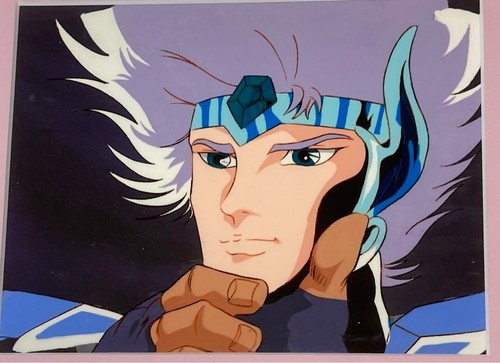 Saint seiya cel art - art, crystal