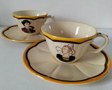 2 grandes tasses + sous-tasses TY BREIZ Cozic Gourin