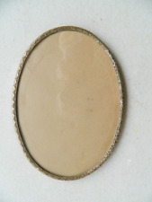 Cadre ovale, bronze, dim15 x