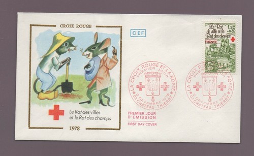 Fdc 1978 croix rouge le - -,